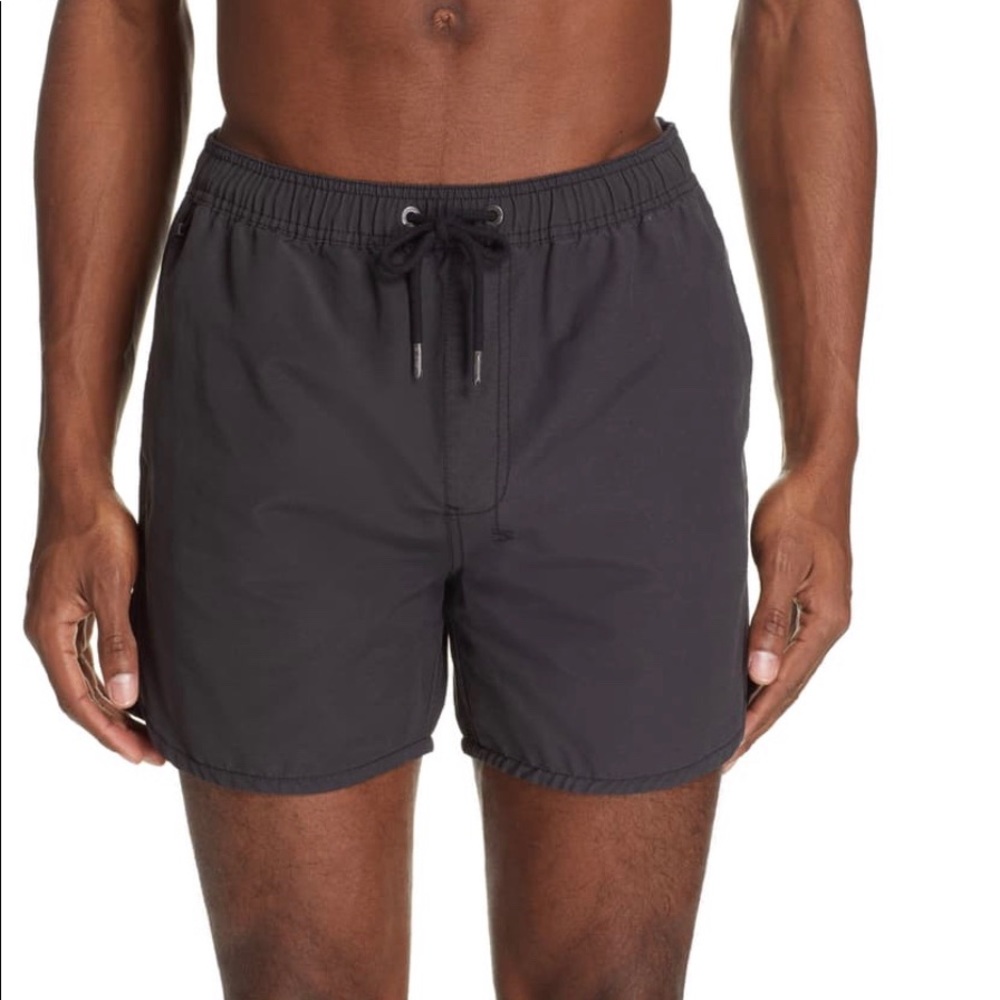 Brown Ksubi swim shorts